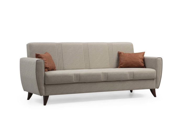 Atelier Del Sofa Zaden - Sofá cama de 3 plazas Beige Atelier Del Sofa Zaden - Sofá cama de 3 plazas Beige